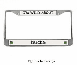 Duck License Plate Frame