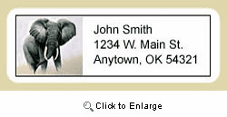 Elephant Address Labels