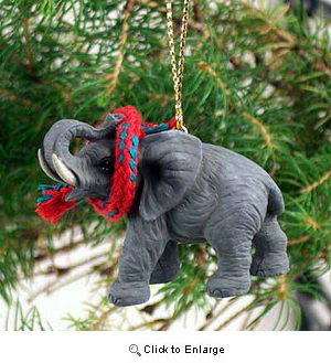Elephant Tiny One Christmas Ornament