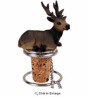 Elk Bottle Stopper