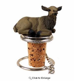 Elk Bottle Stopper (Cow)