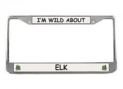 Elk License Plate Frame