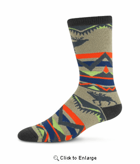 Elk Ridge Blanket  Socks