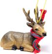 Elk Tiny One Christmas Ornament Bull