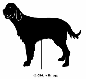 English Setter Garden Stake