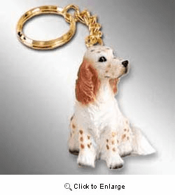 English Setter Keychain