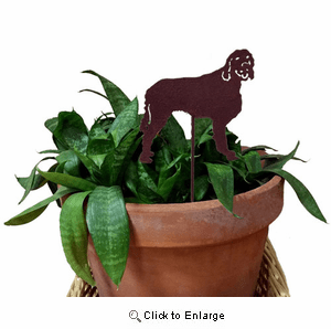 English Setter Plant Stake