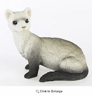 Ferret Miniature (Large One) Figurine 2.25"