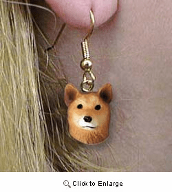 Finnish Spitz Authentic Earrings