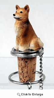 Finnish Spitz Bottle Stopper