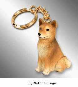 Finnish Spitz Keychain