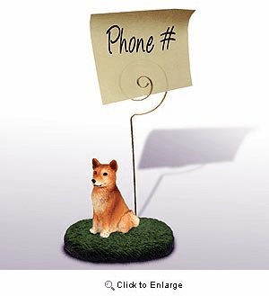 Finnish Spitz Note Holder
