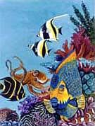 Fish Garden Flag