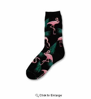 Flamingo Palm Socks