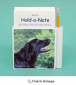 Flat-Coated Retriever Hold-a-Note