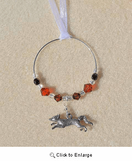 Fox Car Charm - Sun Catcher