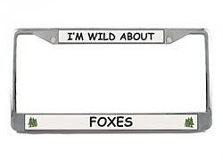 Fox License Plate Frame