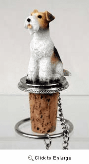 Fox Terrier Bottle Stopper (Wire Haired)
