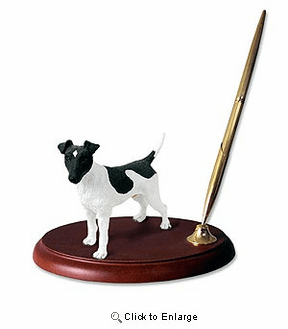 Fox Terrier Pen Holder (Smooth)