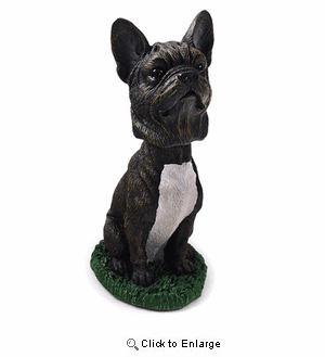 French Bulldog Bobblehead Black-White