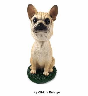 French Bulldog Bobblehead Fawn