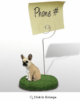 French Bulldog Note Holder