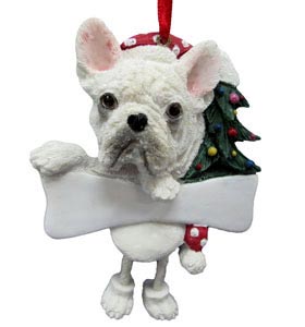 French Bulldog Christmas Tree Ornament - Personalize