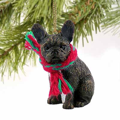 French Bulldog (Tiny One) Christmas Ornament 2