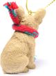 French Bulldog (Tiny One) Christmas Ornament Fawn 2"
