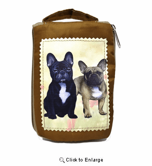 French Bulldog Tote Bag - Foldable to Pouch