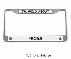 Frog License Plate Frame