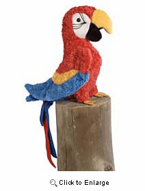 parrot stuffed animal