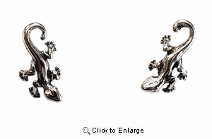 Gecko Earrings