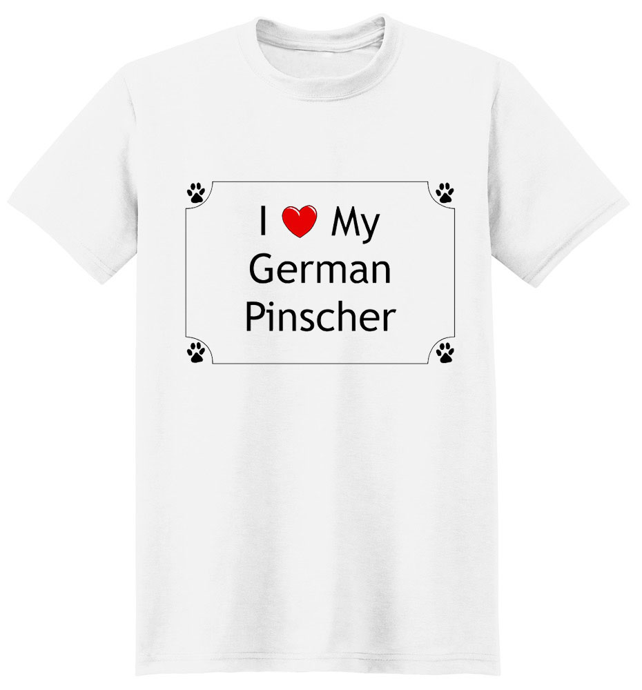 German Pinscher T-Shirt - I love my