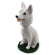 German Shepherd Bobblehead White