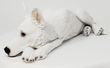 German Shepherd Figurine White My Dog