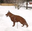 German Shepherd Garden Stake