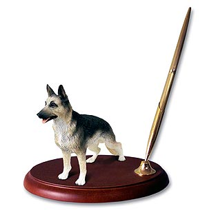 German Shepherd Pen Holder