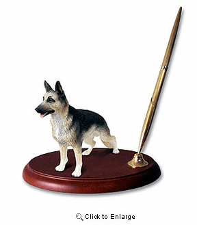 German Shepherd Pen Holder