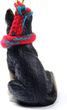 German Shepherd Tiny One Christmas Ornament Black-Silver