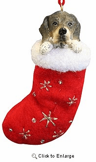 German Shorthaired Pointer Christmas Stocking Ornament