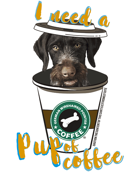 German Wirehaired Pointer T Shirt - Coffee Mug