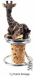 Giraffe Bottle Stopper