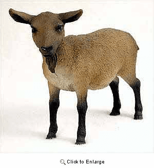 Goat Figurine Brown