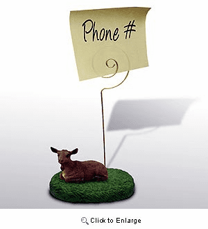 Goat Note Holder (Brown)