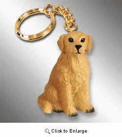 Golden Retriever Keychain