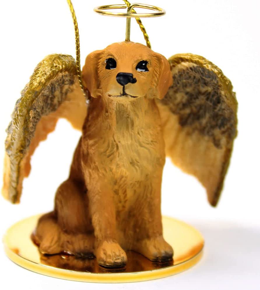 Golden Retriever Christmas Ornament Angel