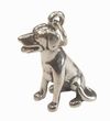Golden Retriever Sterling Silver Charm