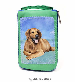 Golden Retriever Tote Bag Laying - Foldable to Pouch