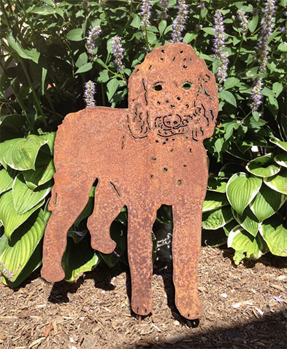 Goldendoodle Garden Stake